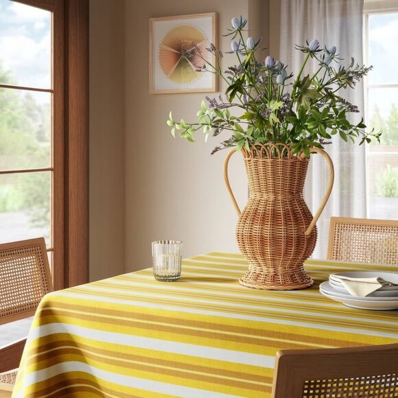 Coastal Large Rattan Vase Natural - Threshold - Target 2025 - Picture 2 of 4